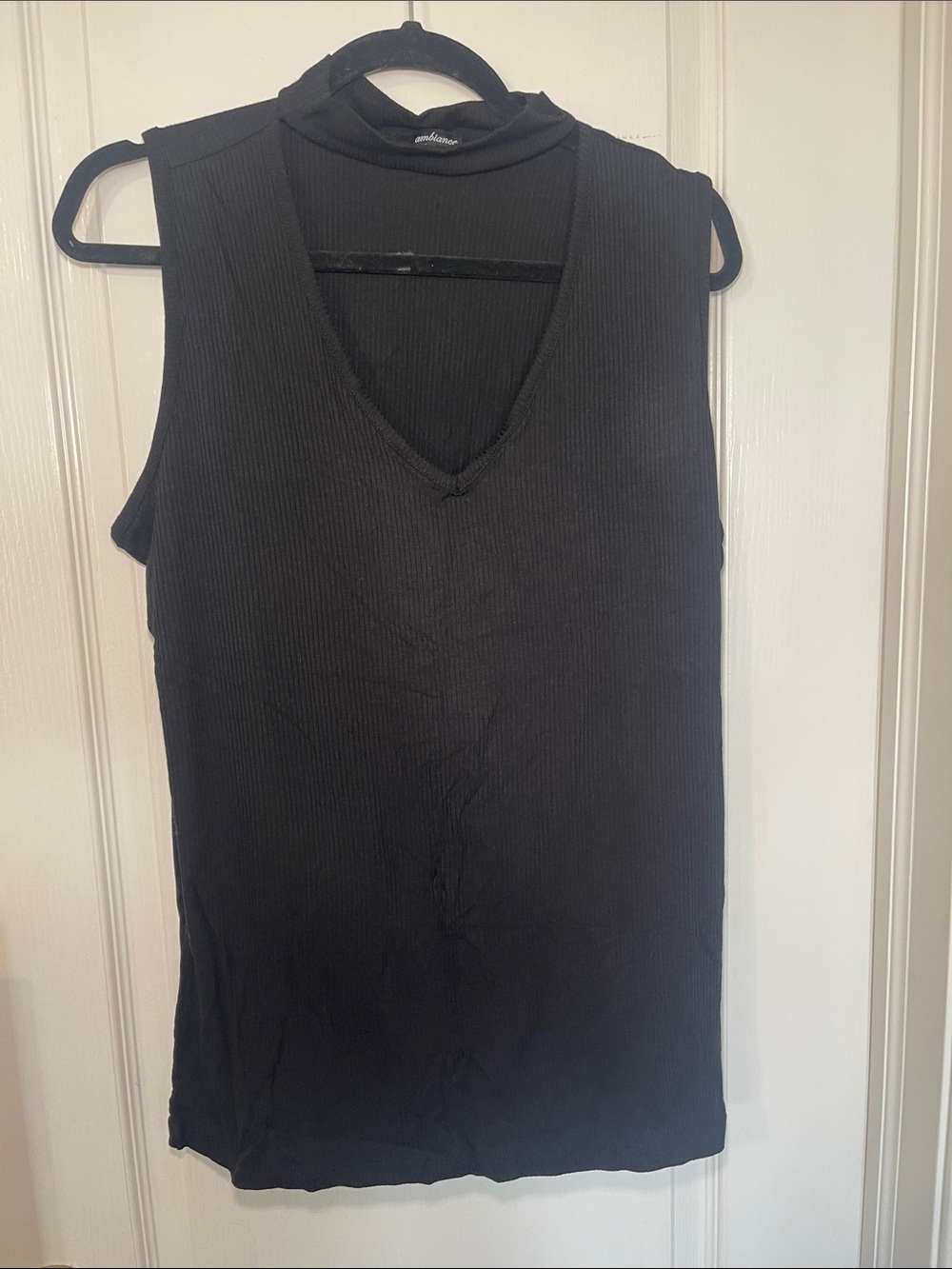 Ambiance Black Tank Top
